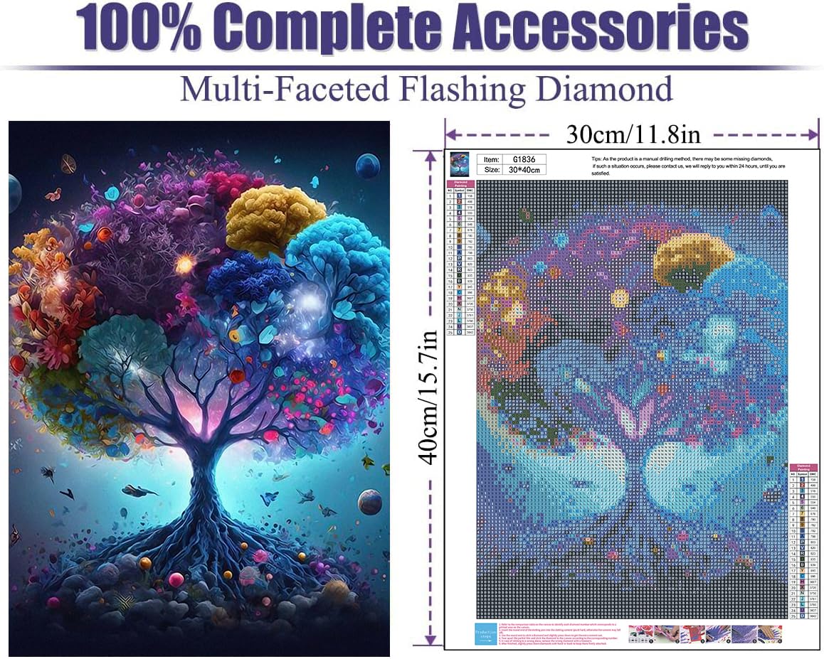 Diamond Painting Kits, 9 Pack 5D Diamond Art for Adults